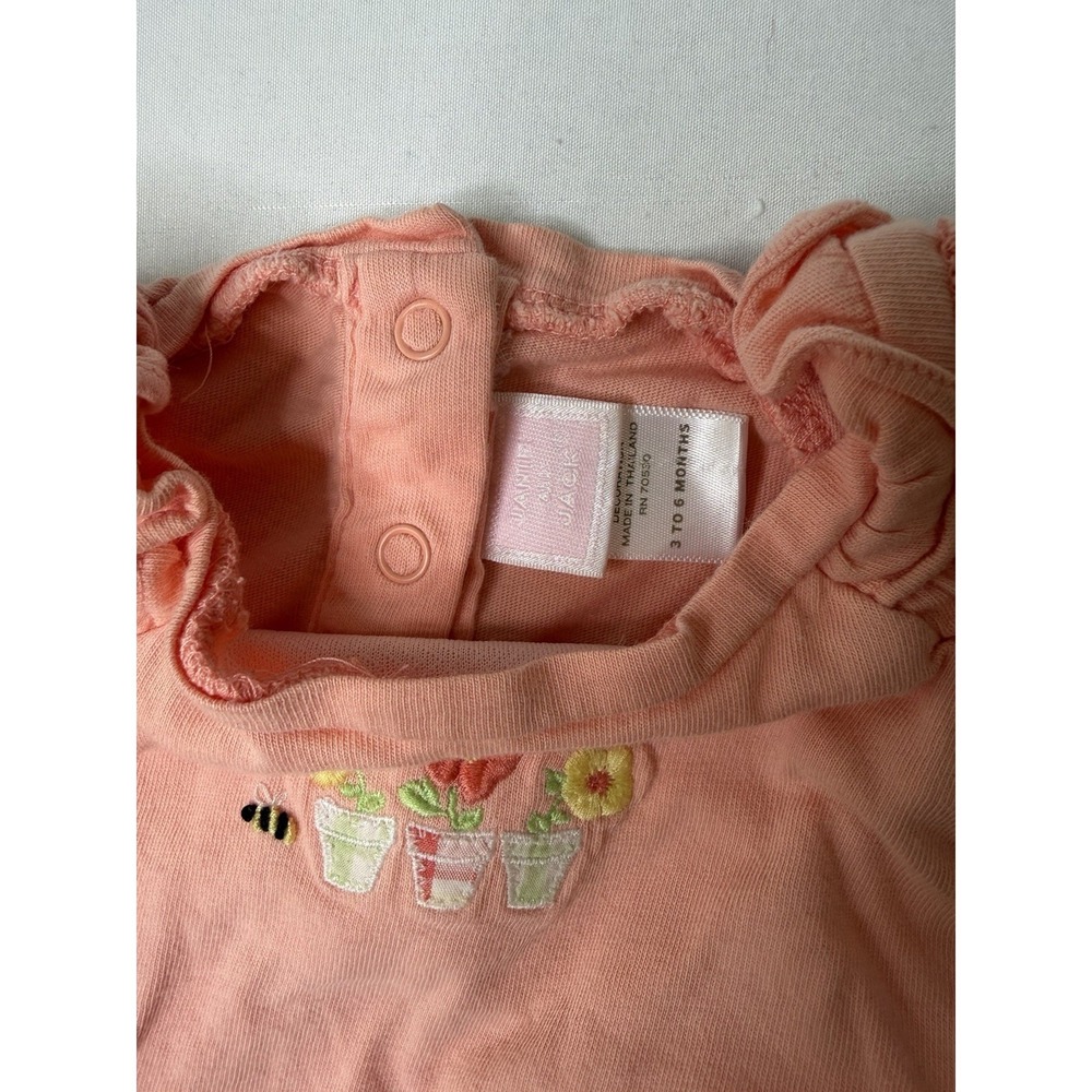 Lot 7 Pc Baby Girl Clothes 3-6M Peek Old Navy Carter's Janie & Jack‎ - Picture 8 of 11